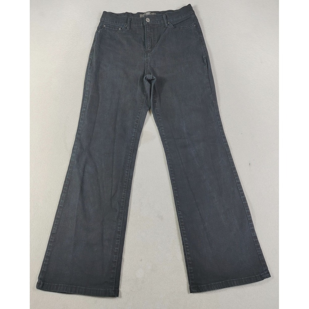 Levis 512 Jeans Womens Size‎ 12 Black Bootcut Perfectly Slimming Mid Rise Denim